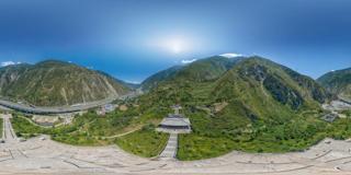 阿坝藏族羌族自治州 རྔ་བ་བོད་རིགས་ཆ་བ༹ང་རིགས་རང་སྐྱོང་ཁུལ་_ 汶川县 ཝུན་ཁྲོན་རྫོང།_ 绵虒镇_大禹祭坛